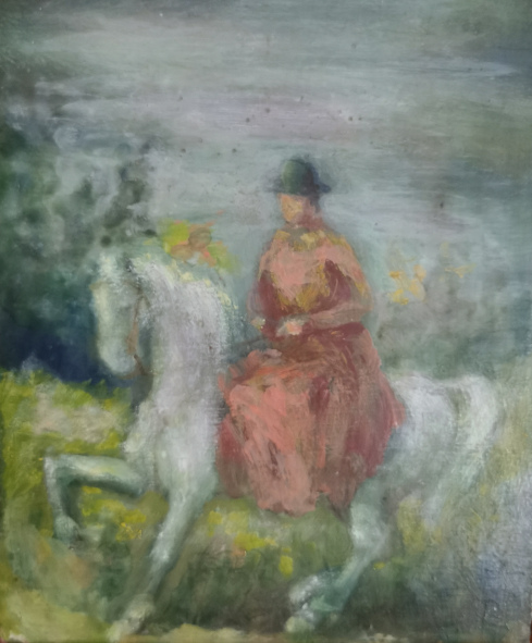 Tomasz Rzewuski - Dama na koniu